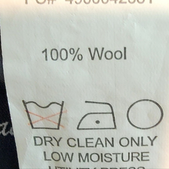 Lauren Ralph Lauren 100% Wool Blazer Mens Size 46R 2 Button Black Jacket - Picture 5 of 5